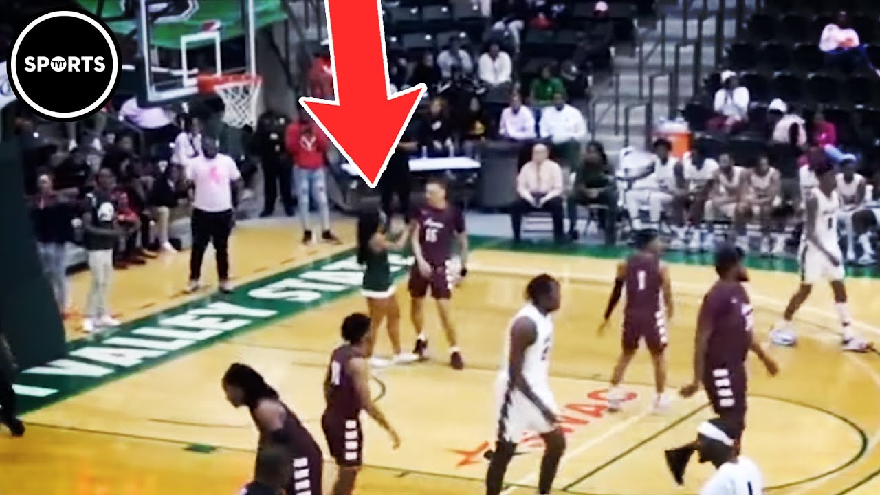 Cheerleader Gets BOOTED From College Basketball Game