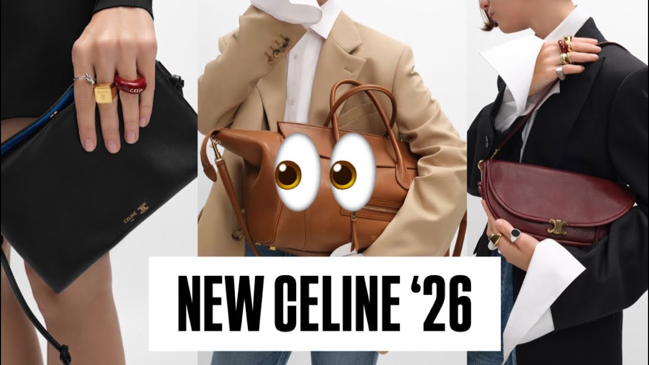 8 НОВЫХ СУМОК CELINE: New Trio, Luggage, Cabas, Soft Triomphe, Triomphe Folio 👀