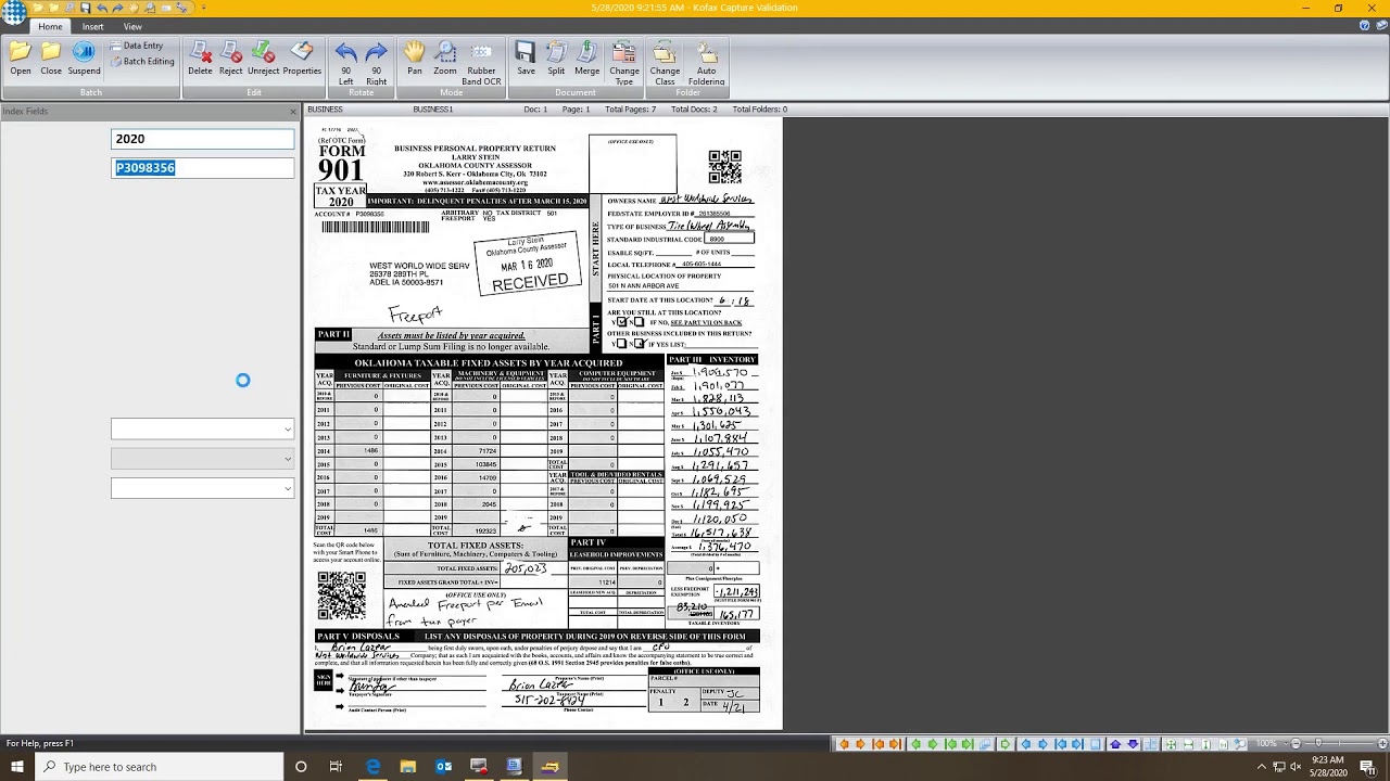 Kofax Capture May 2020