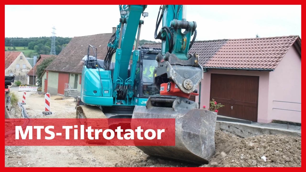 Tiltrotator von MTS | Maximale Beweglichkeit am Baggerarm