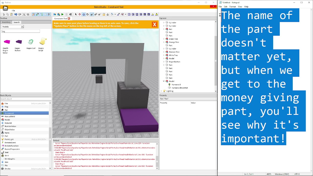 How to make a Tycoon in Retro studio | Part 1: The dropper