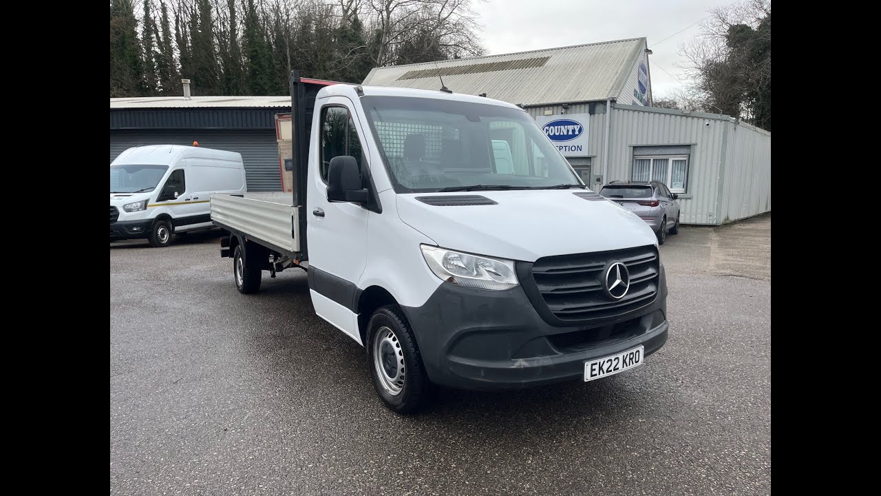 EK22KRO Mercedes Sprinter 315 Dropside - For Sale from County Vehicle Sales