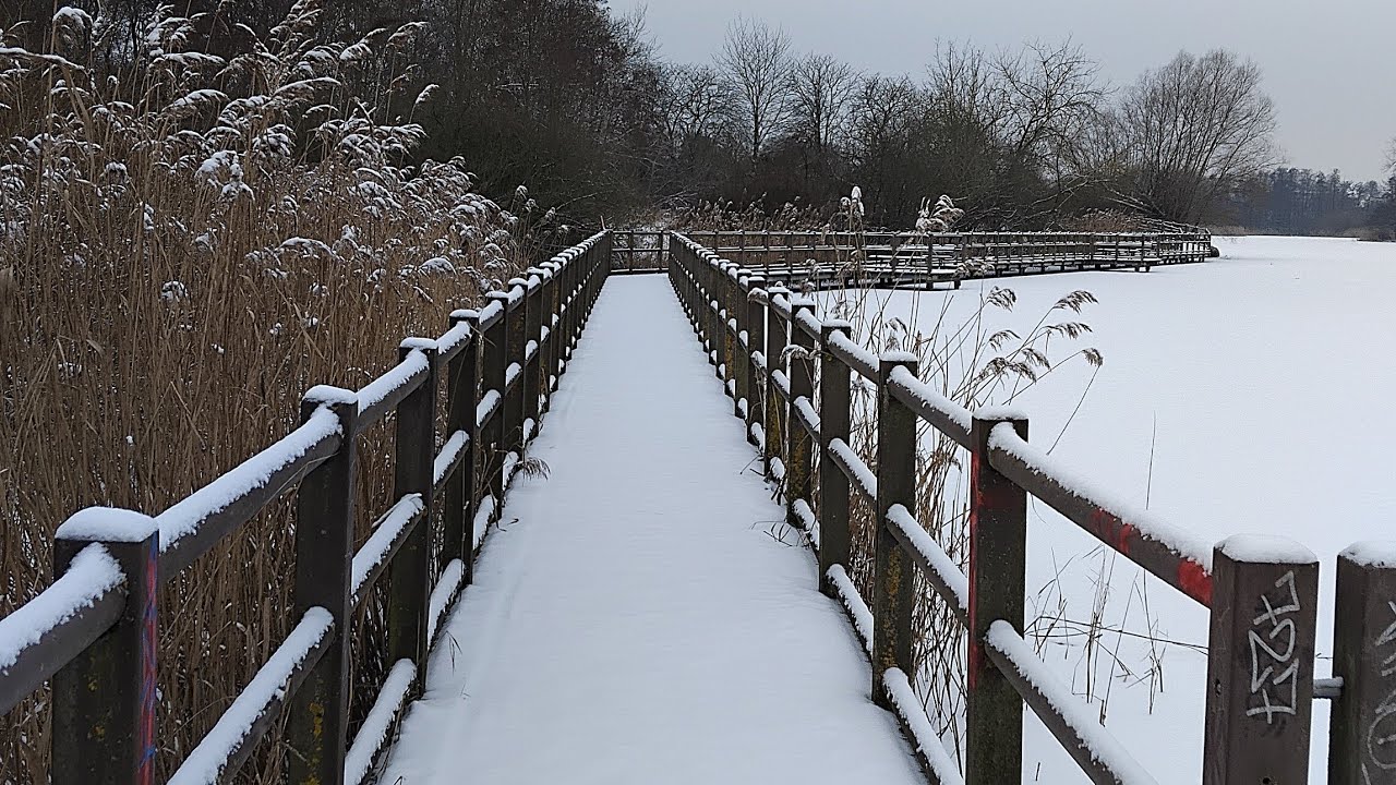 Winterwandern 4# Entlang am Mühlensee 5,1km und Gurken vom Spargelhof Kremmen #wandern #outdoors