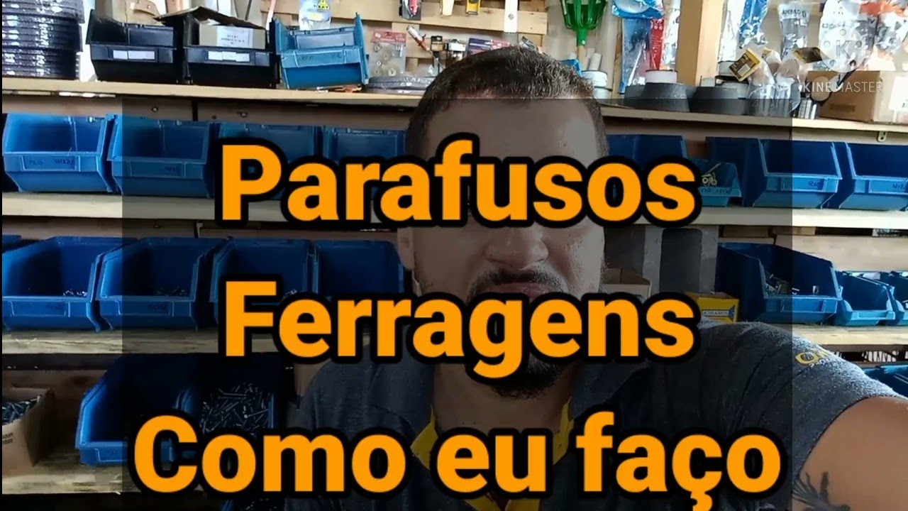 Cadastro de Parafusos e Ferragens! Montando Loja!
