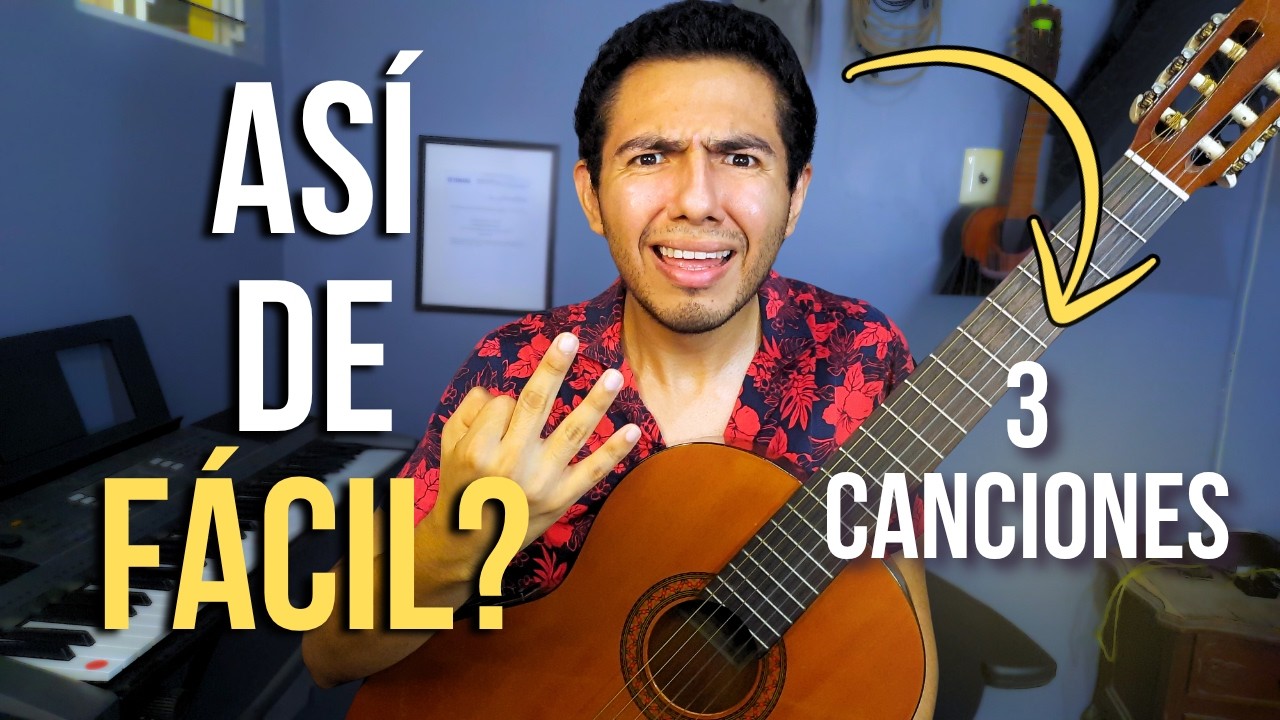 3 canciones FÁCILES en guitarra