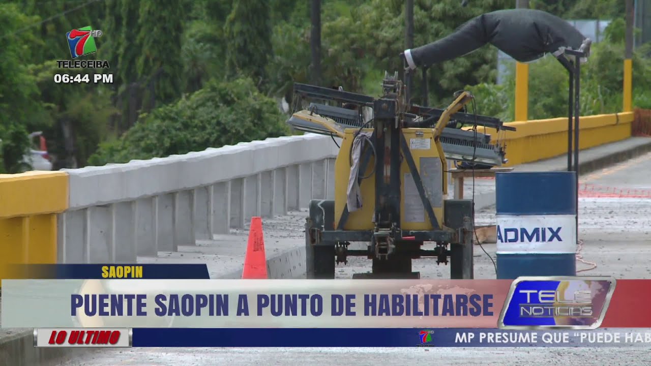 Puente Saopin de La Ceiba a punto de habilitarse: faltan detalles técnicos.