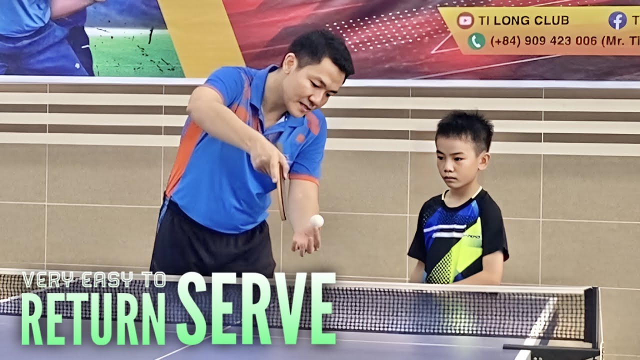 How to return Forehand Pendulum serve in 7 easy minutes