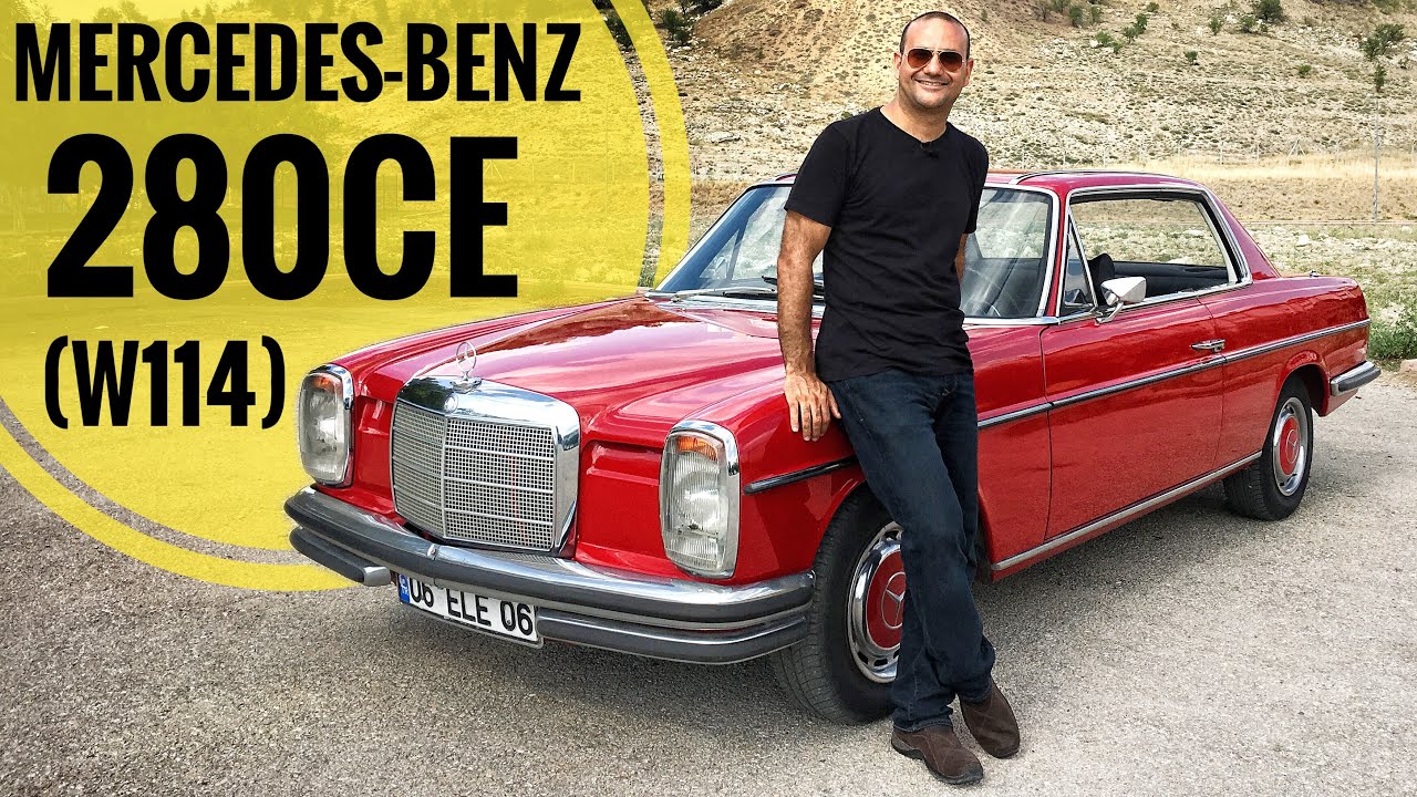KLASİK | Mercedes W114 280CE; Kıpkırmızı göz alıcı güzellik