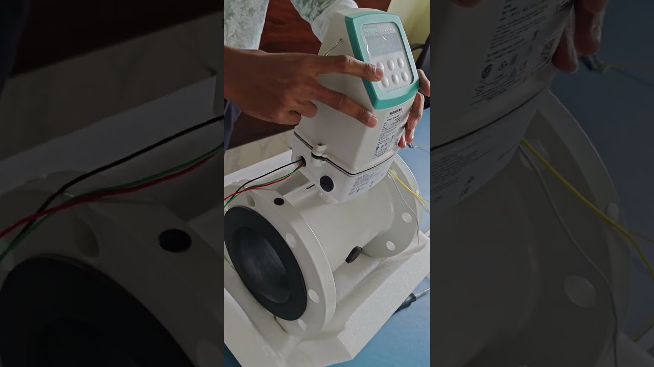 Siemens Flowmeter MAG6000 Transmitter installation #instrumentation #mcom 