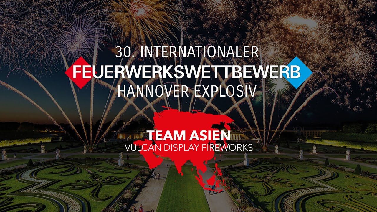 30. internationaler Feuerwerkswettbewerb 2022 - Team Asien 