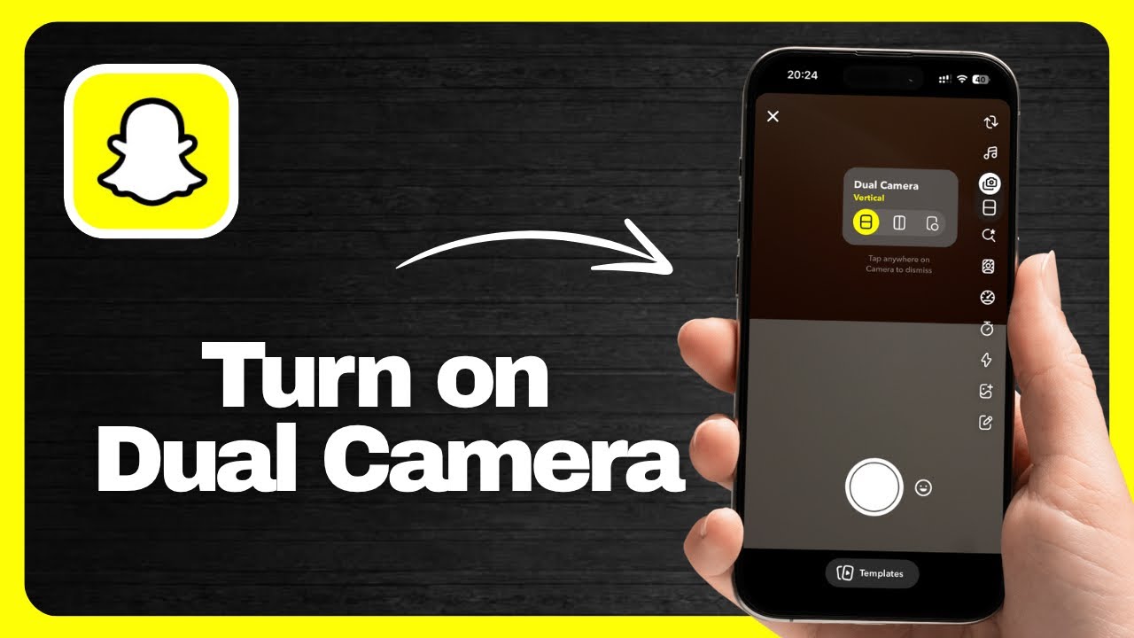 How to Turn on Dual Camera on Snapchat | Record with Front and Back Cameras 