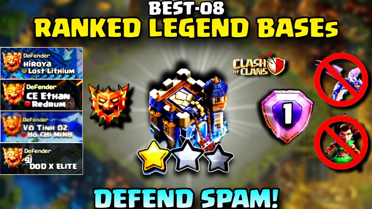 Best TH18 LEGEND BASE LINKS at +5600 Trophies in 2026 | Th18 War Bases | Clash of Clans Base Layouts