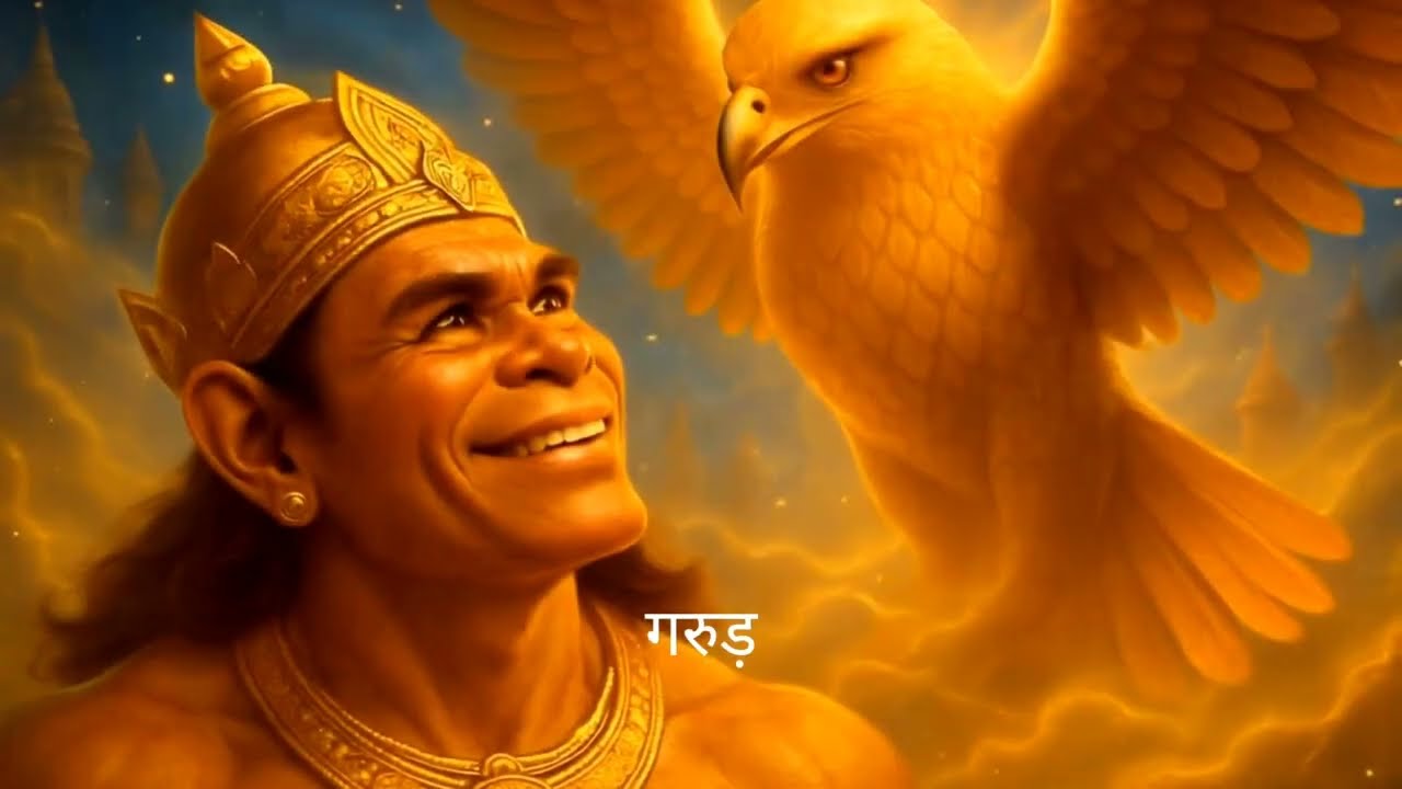Hanuman and Garuda: Epic Lord Vishnu divine journey