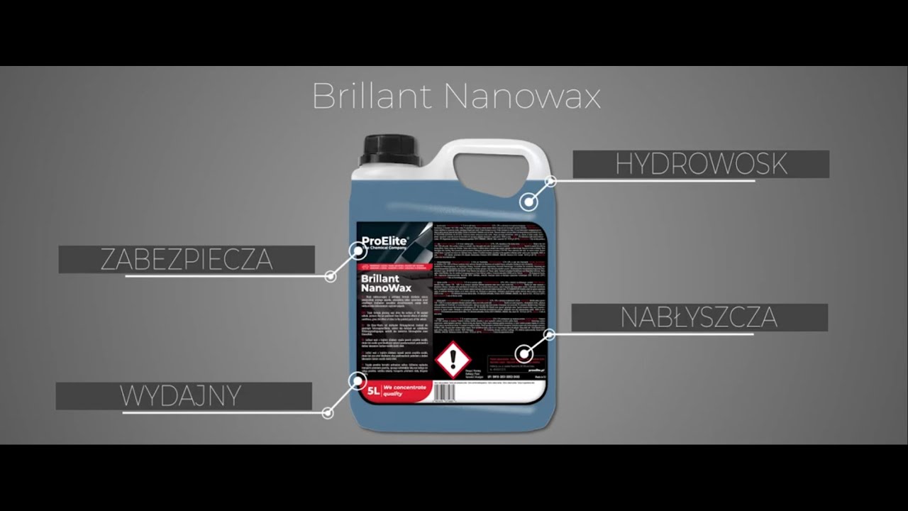 ProElite prezentuje wosk samochodowy na mokro - Brillant NanoWax
