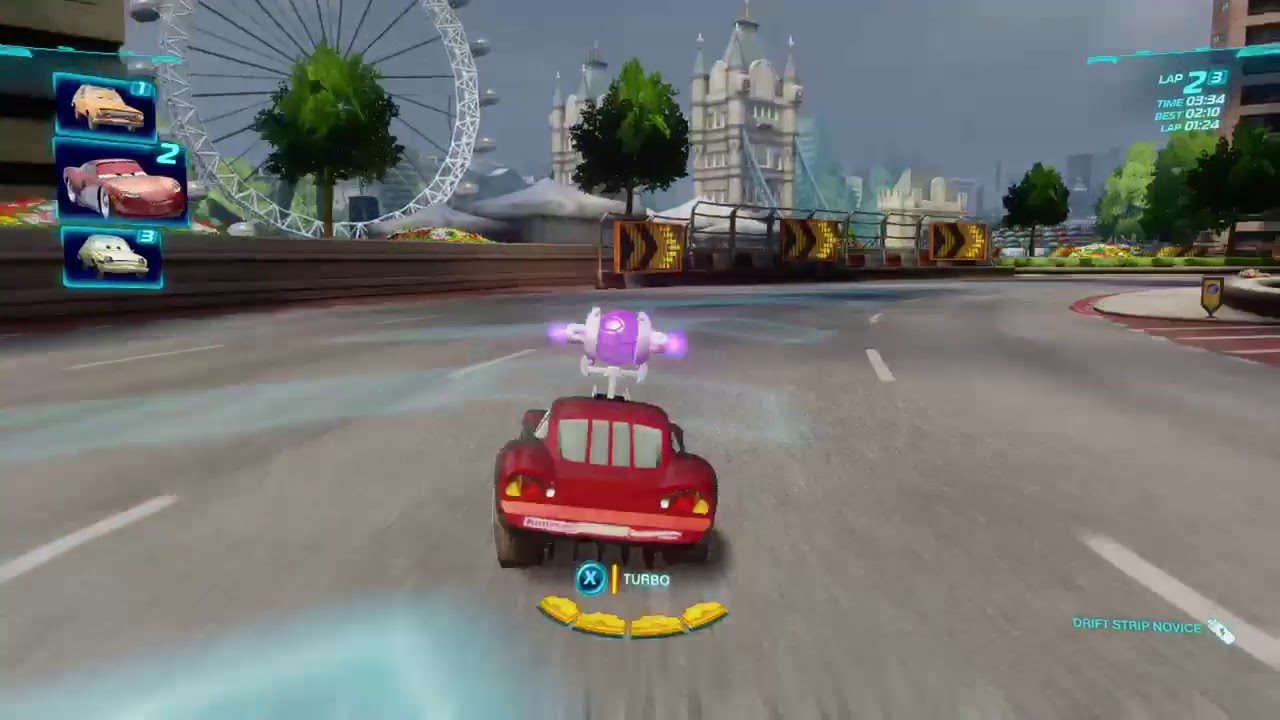 Cars 2 The Video Game | Radiator Lightning - Mission Sour Lemons | without using the turbo