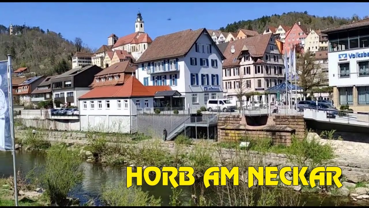 Schwarzwald  Horb am Neckar Walking in the city / Germany