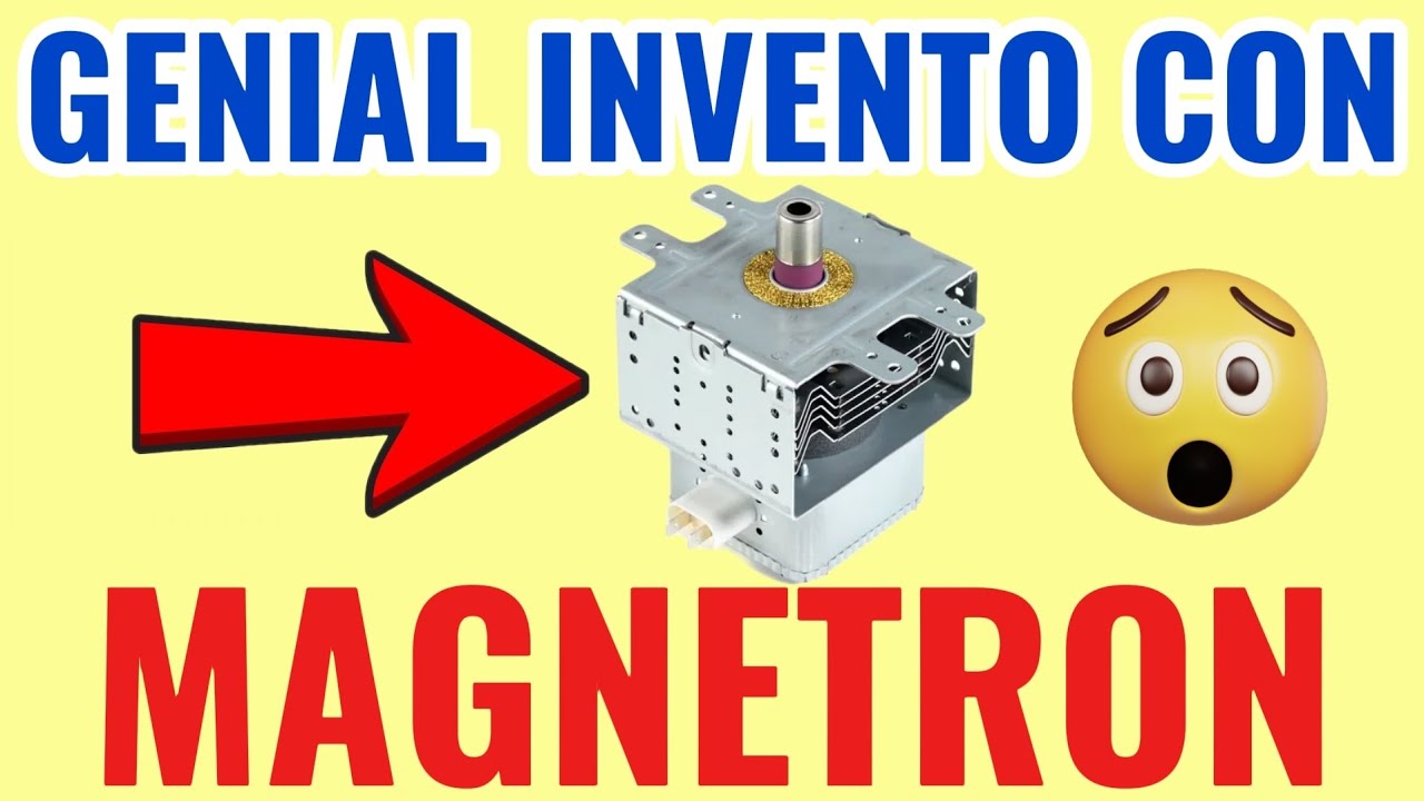 ✅️GENIAL INVENTO CON MAGNETRON DE MICROONDAS 😲