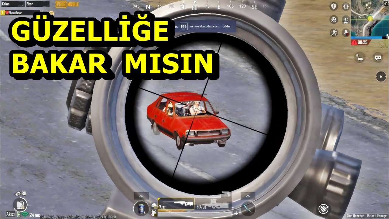 GÜZELLİĞE BAKAR MISIN OYUN SİLDİRTEN VURUŞ ! BATUR GAME SOLO SQUAD PUBG MOBİLE