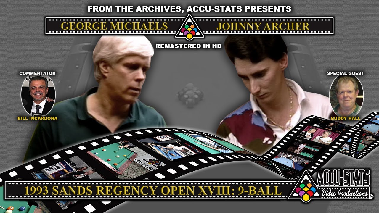9-Ball - JOHNNY ARCHER vs GEORGE MICHAELS - Sands Regency Open XVIII