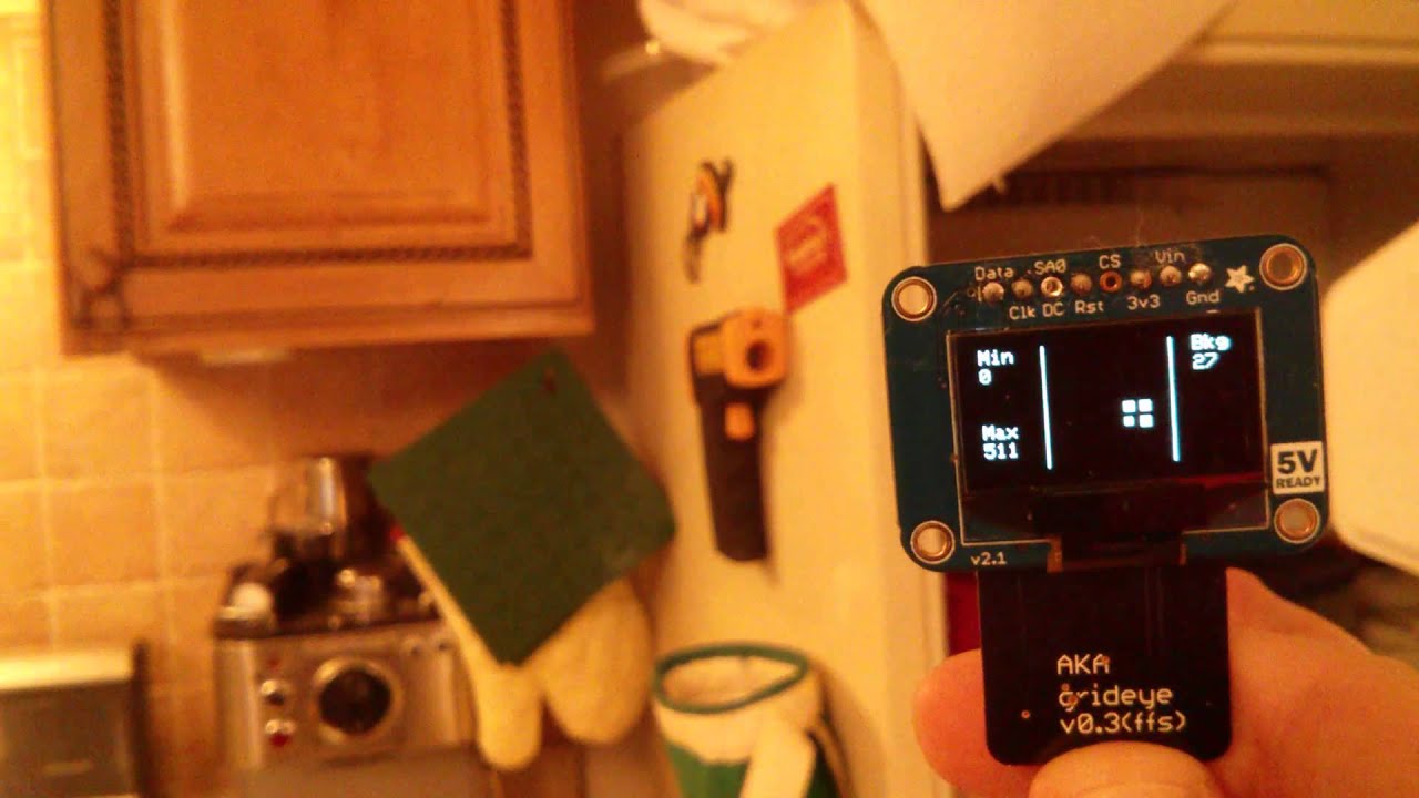 GRIDEYE BLE-enabled thermal camera demonstration