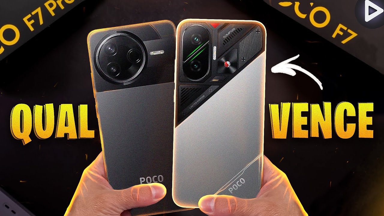 POCO F7 vs F7 Pro: Qual é o Melhor em 2026? COMPARATIVO COMPLETO!