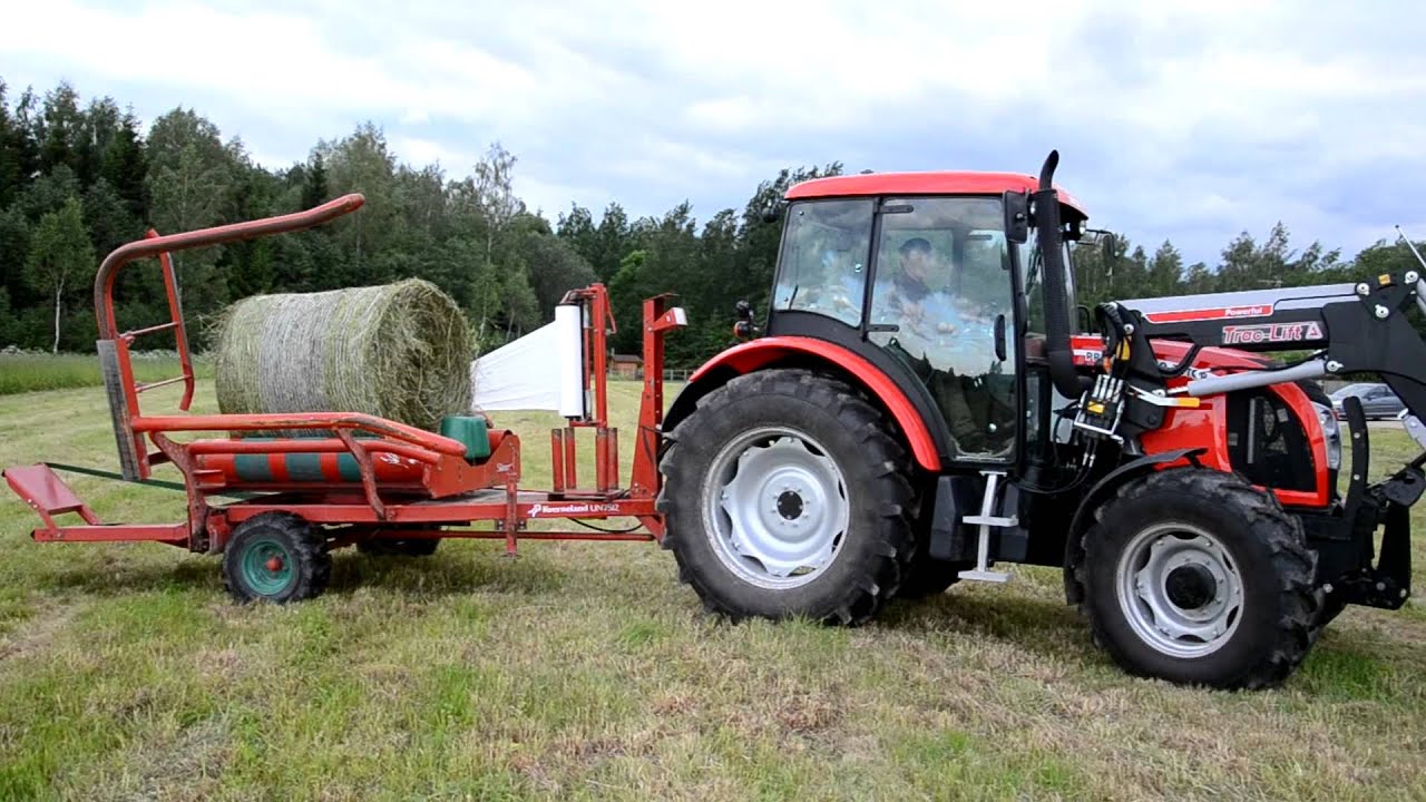 Zetor Proxima 100 + Kverneland Silawrap