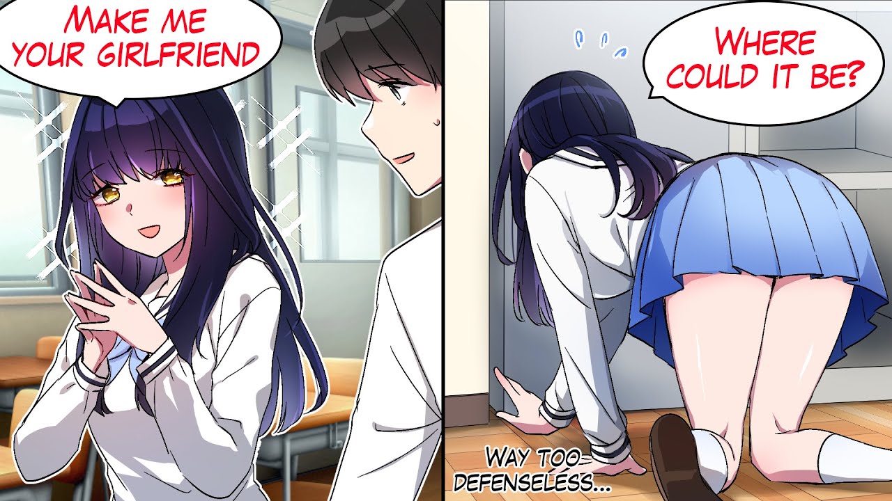 The Super Hot Girl Next to Me Confessed! But She's Incredibly Clumsy!