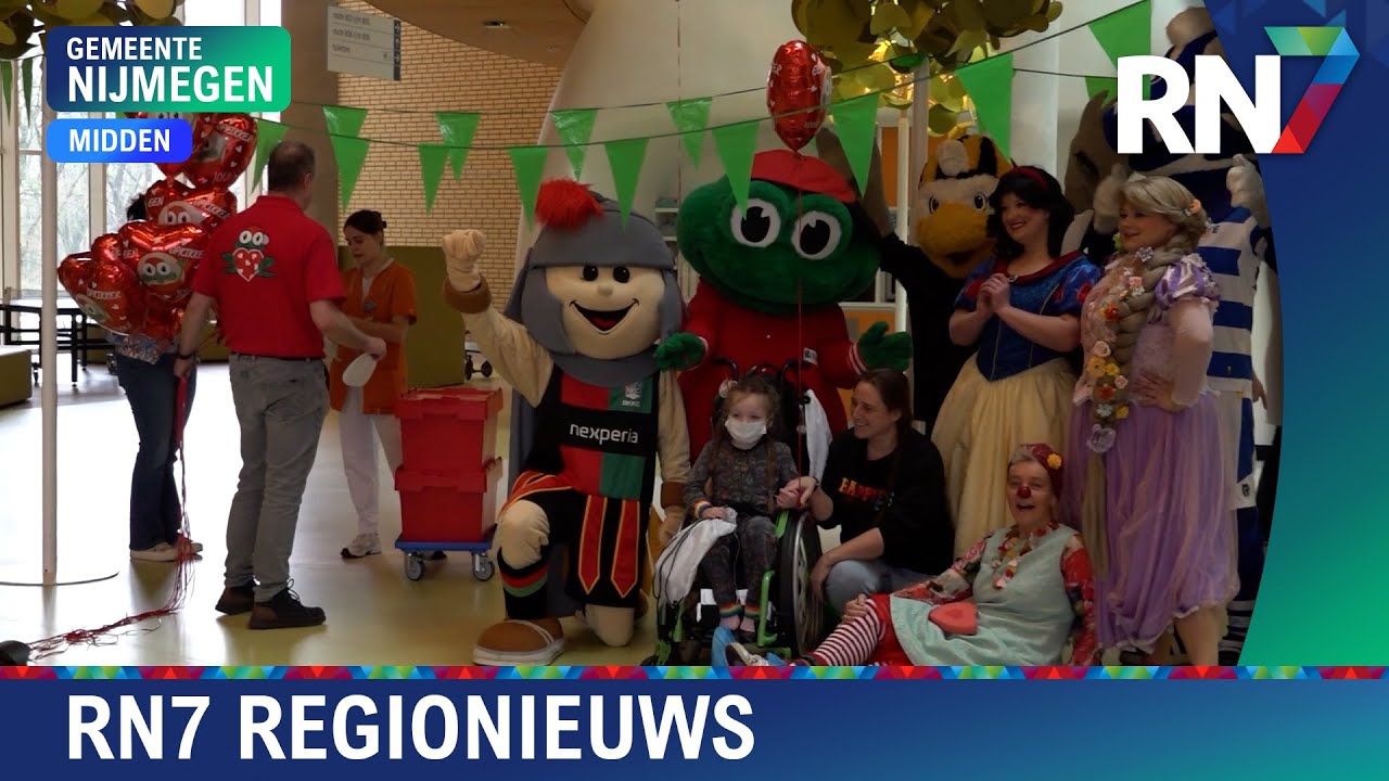 Blije gezichtjes in kinderziekenhuis door actie Stichting Opkikker  ||  RN7 REGIONIEUWS