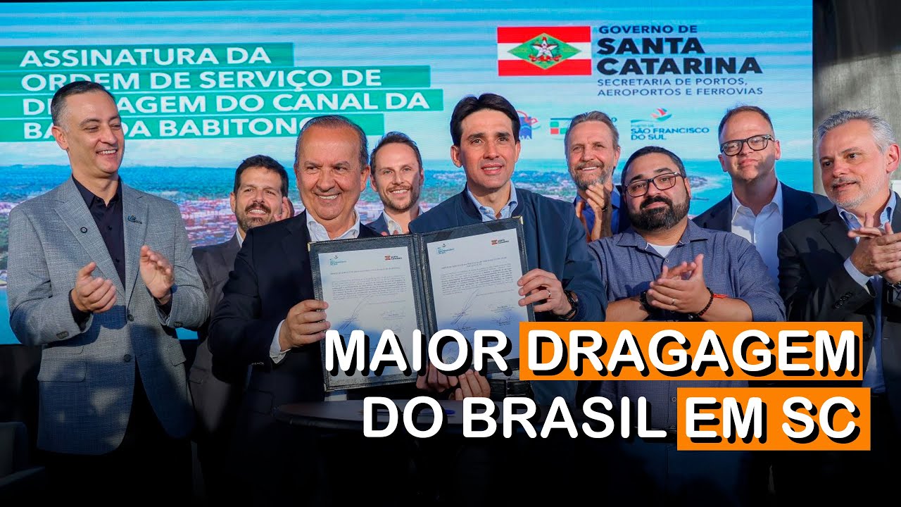Ordem de servi&ccedil;o autoriza obras de dragagem na Ba&iacute;a da Babitonga | BE News 19h