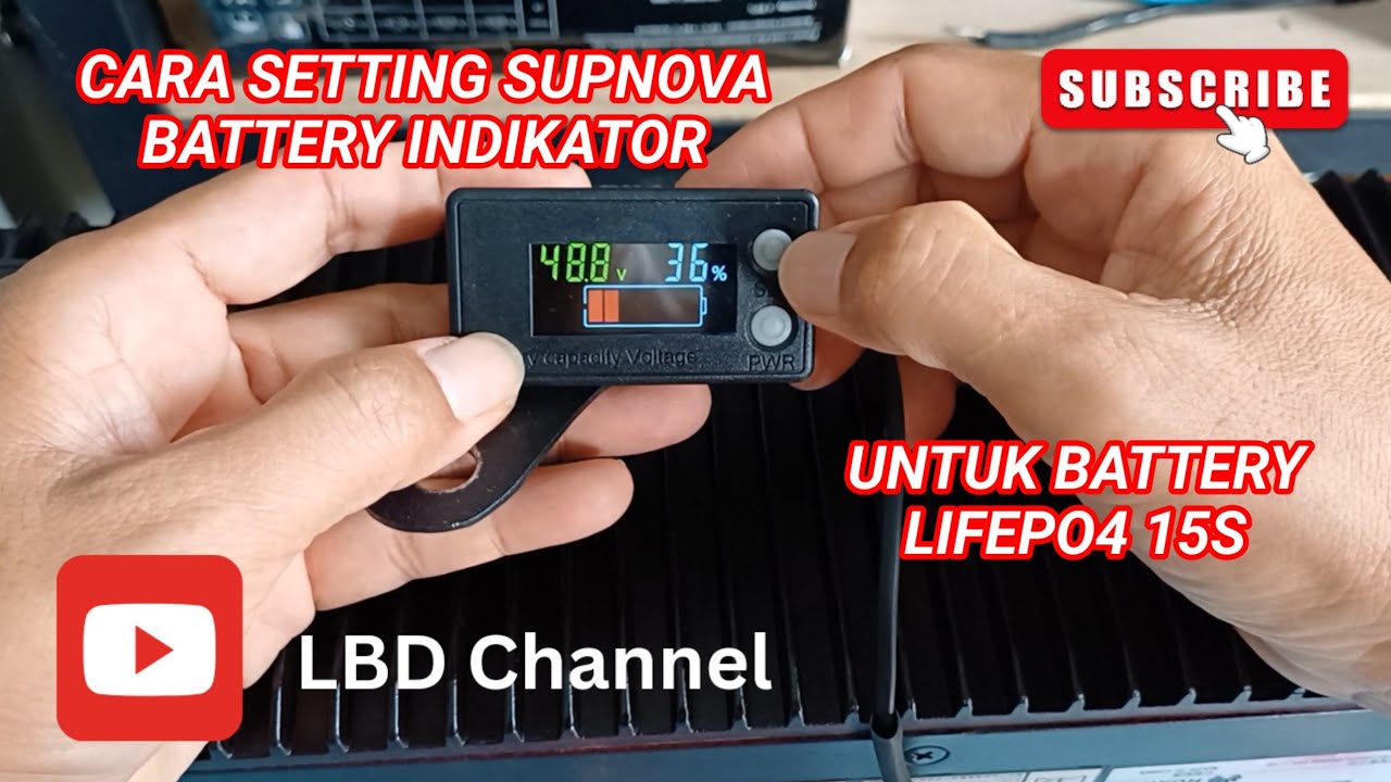 Cara Setting Supnova Untuk Baterai Lifepo4