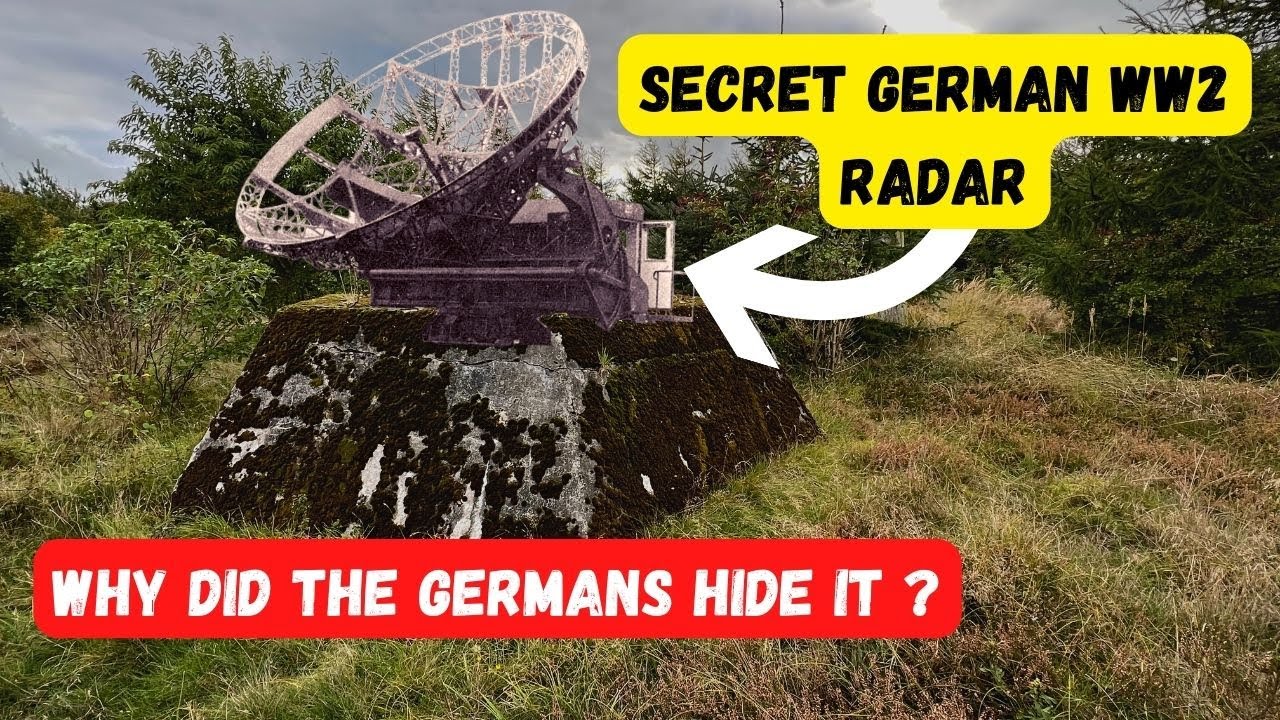 Secret German WW2 RADAR and a fully buried MONSTER top secret bunker.