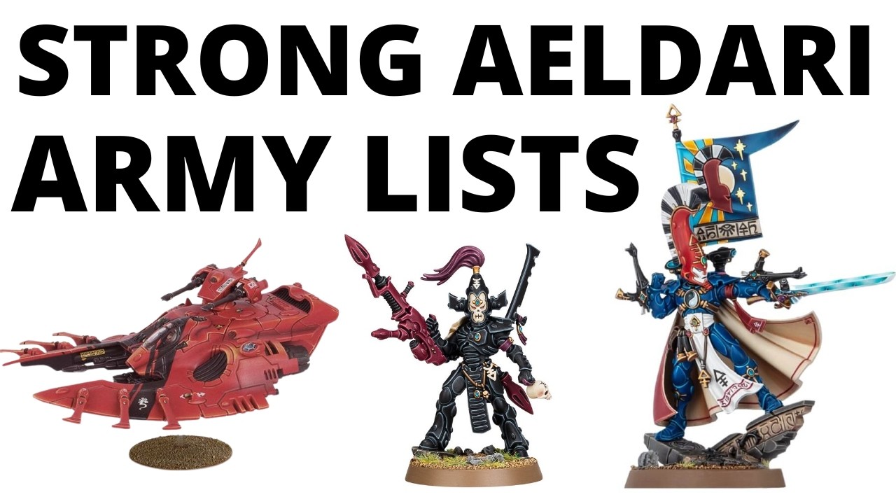 Strong Aeldari Army Lists - What's Winning for the New Codex? Eight Lists That Did Well