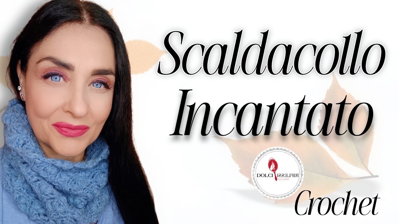 Scaldacollo Incantato all’Uncinetto: Morbido, Elegante e Facilissimo da Realizzare