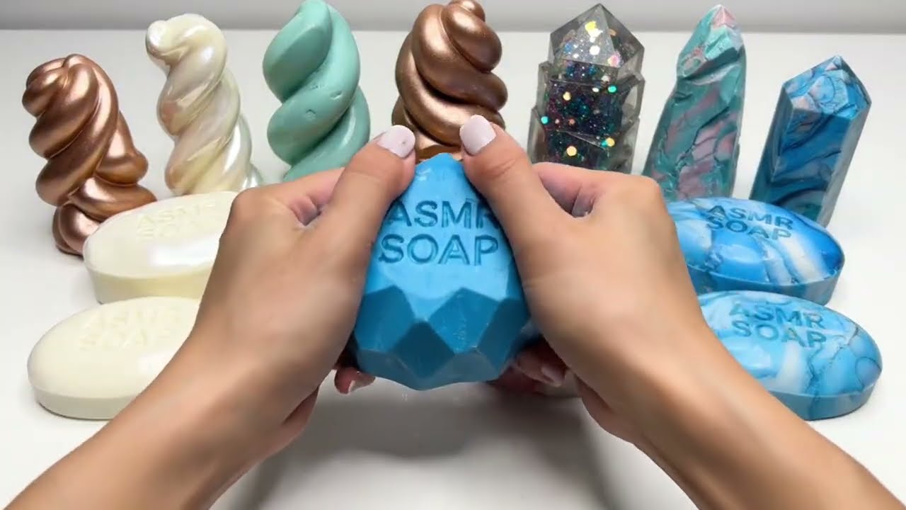 🔥 Soap Crushing ASMR | Super Relaxing No Talking  #asmrsoap #soapcrushing #relaxing