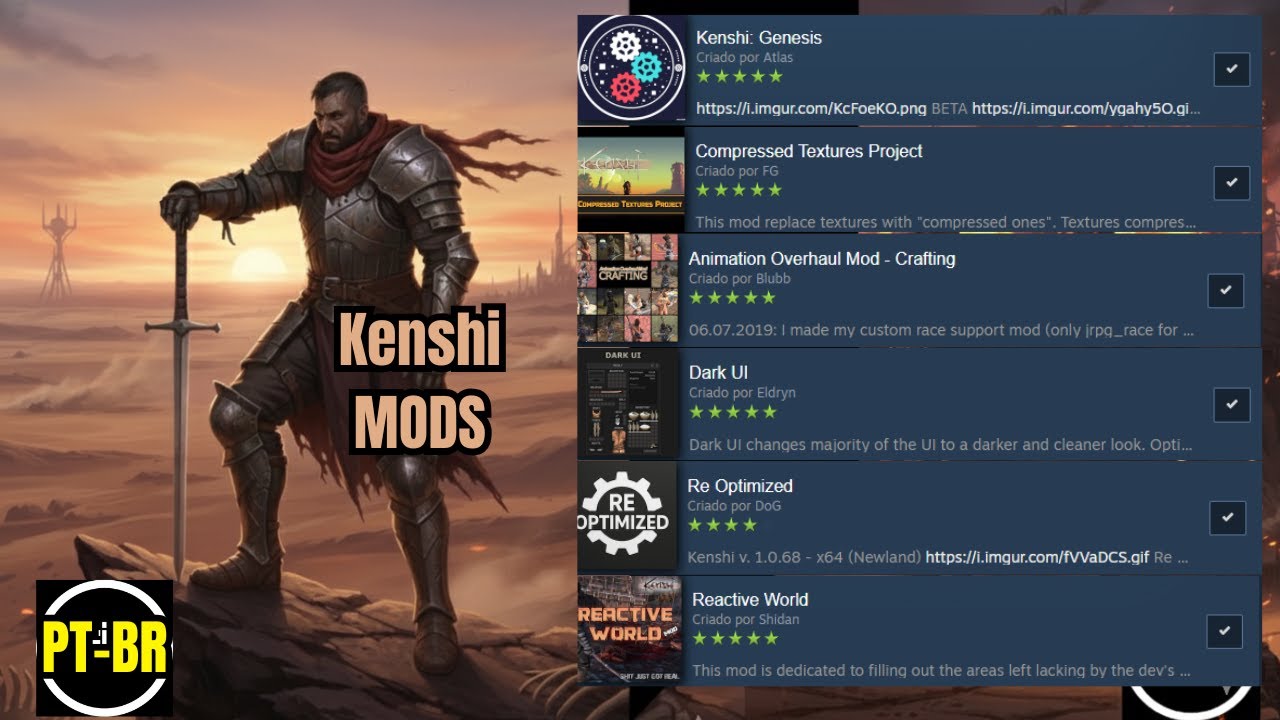 O Melhor Pack Vanilla+ para Kenshi (Mais FPS e Imersão)