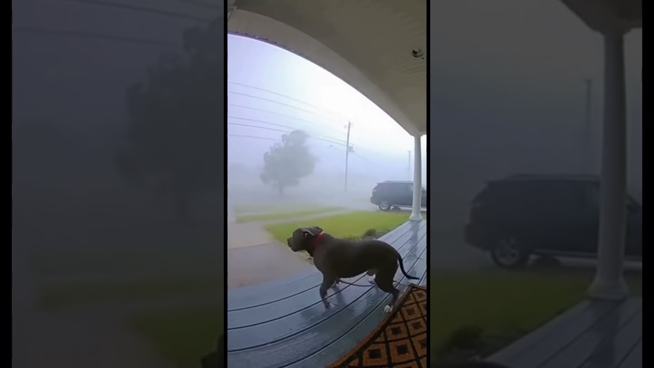 This is so Sad!! Poor dog runs away in storm!! So sad please send prayers for him #sad #fyp #shorts