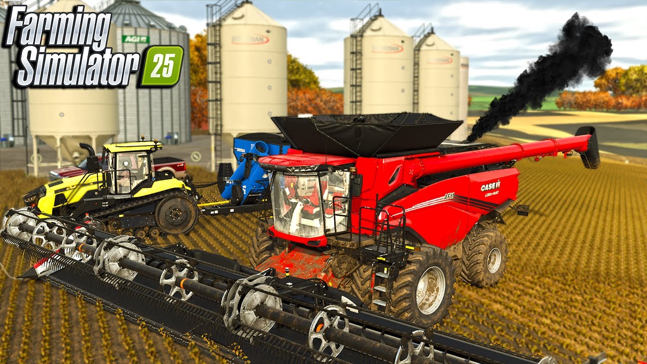 FIRST HARVEST ON MY NEW $5,000,000 AMERICAN FARM! - (IOWA ROLEPLAY)