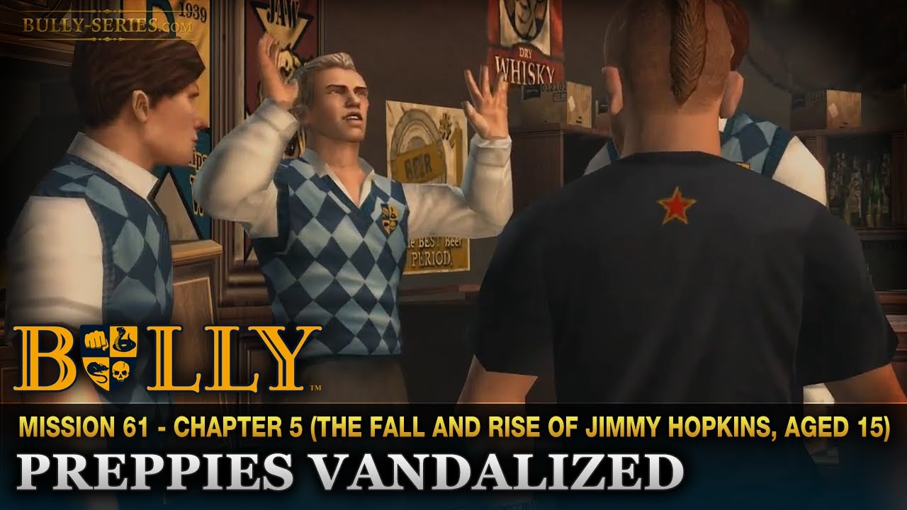 Preppies Vandalized - Mission #61 - Bully: Scholarship Edition
