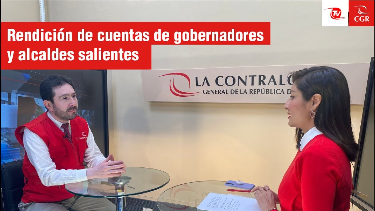 Contralor&iacute;a TV | Rendici&oacute;n de cuentas de gobernadores y alcaldes salientes