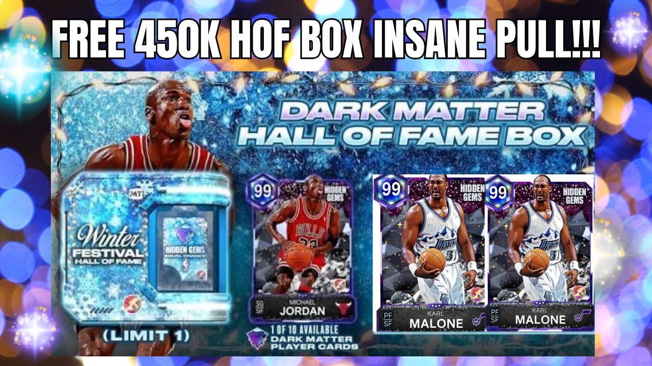 NBA 2K26 MYTEAM FREE WINTER FESTIVEL HOF BOX PACK OPENING INSANE PULL!!!!