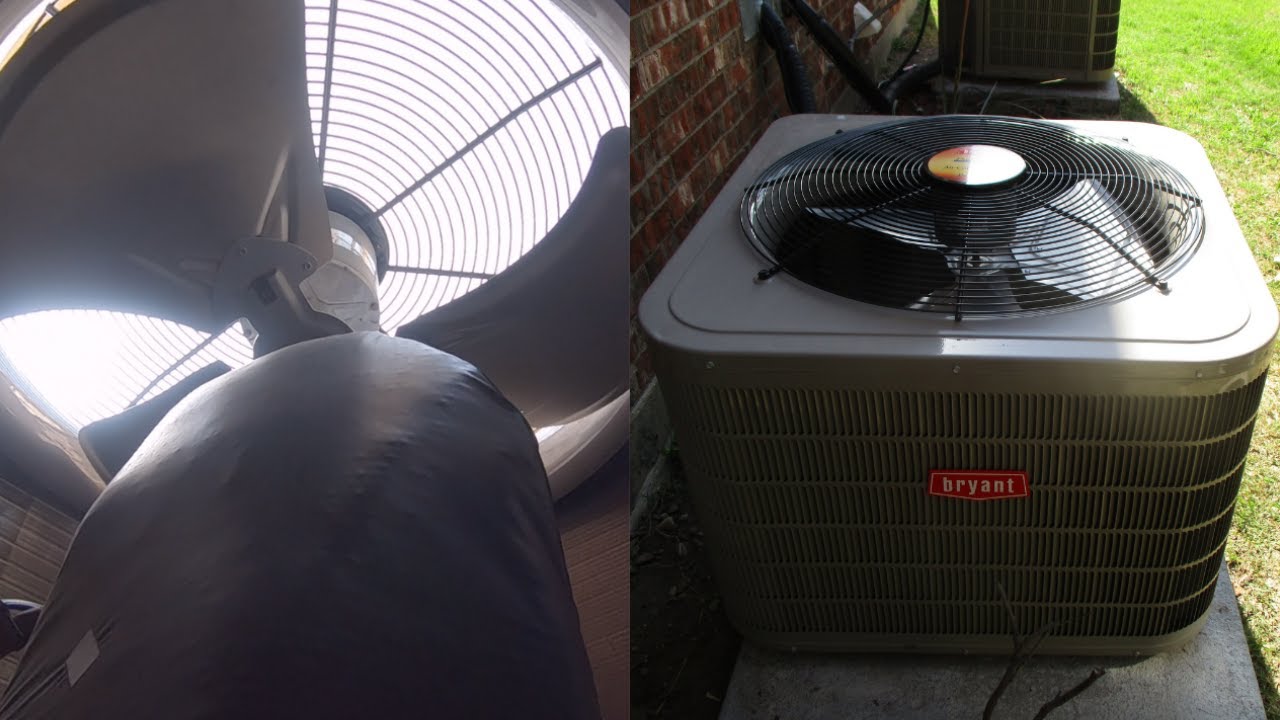 2019 3 Ton Bryant Preferred Series Air Conditioner - Startup/Shutdown (INSIDE Condenser View)