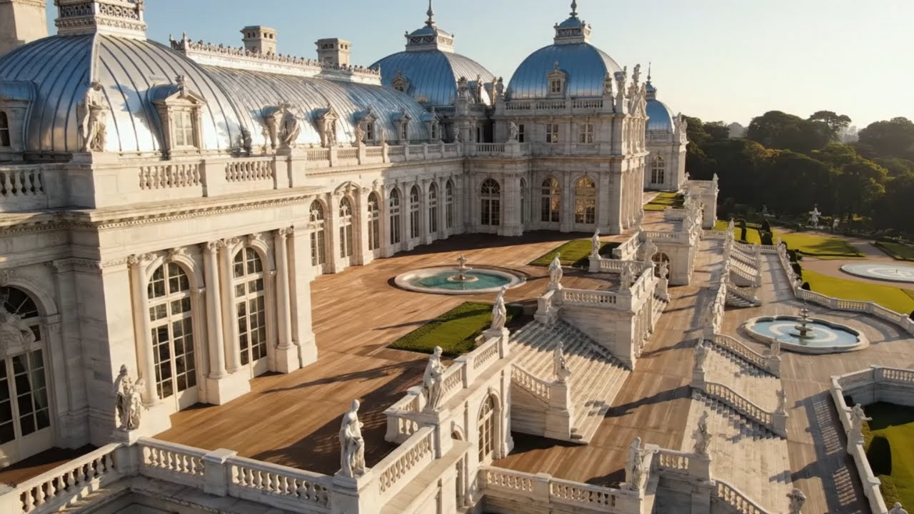 Inside The Majestic light silver+white+browm | A Complete Palace Tour