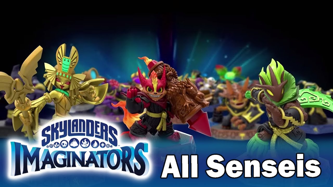 Putting on all the Senseis in Skylanders Imaginators