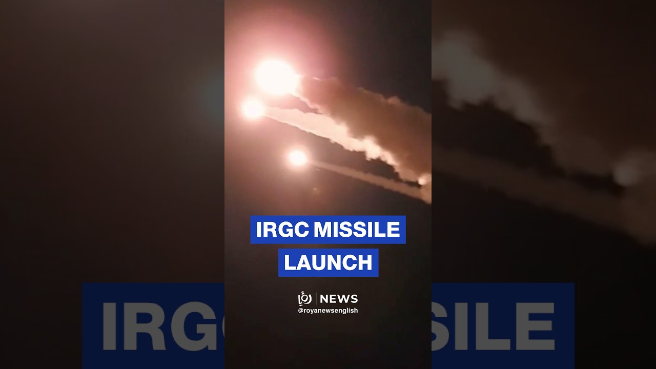 IRGC shares footage of missile launches on Tuesday
