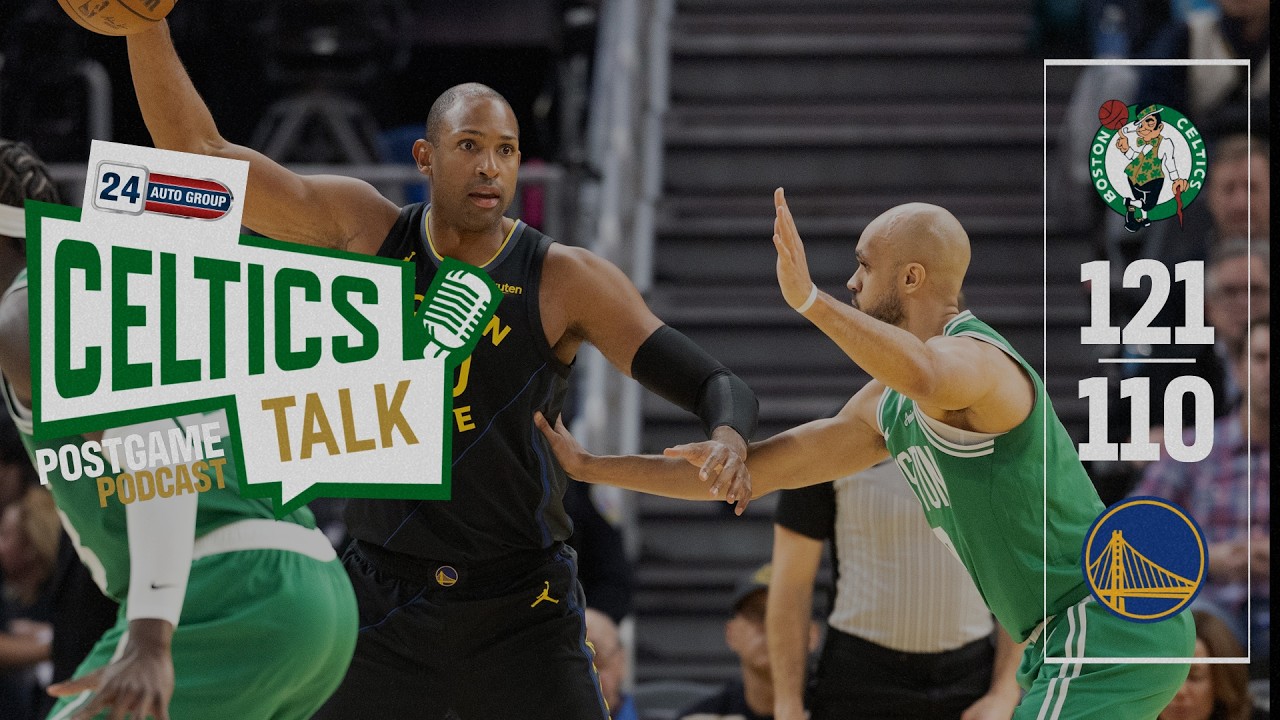 POSTGAME POD: Celtics dominate Warriors in first meeting with Horford, Porzingis