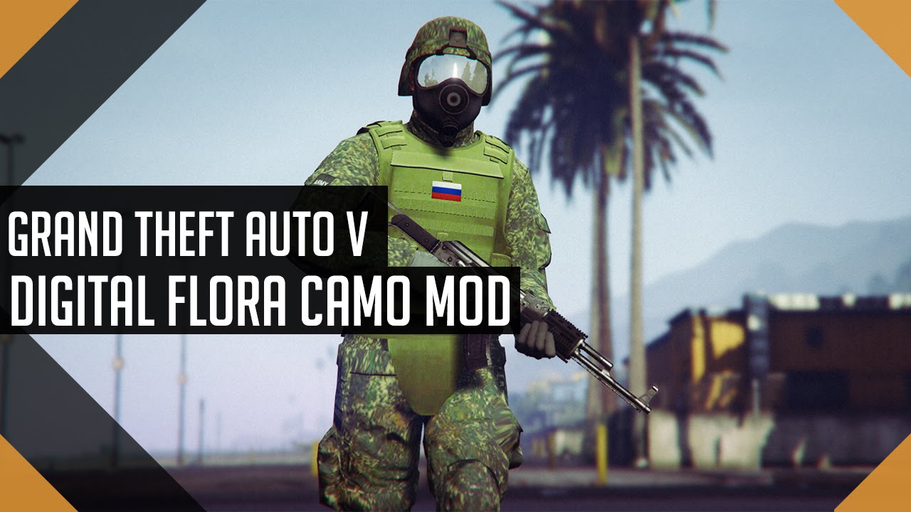 GTAV PC - Russian Army / Digital Flora Camo Mod