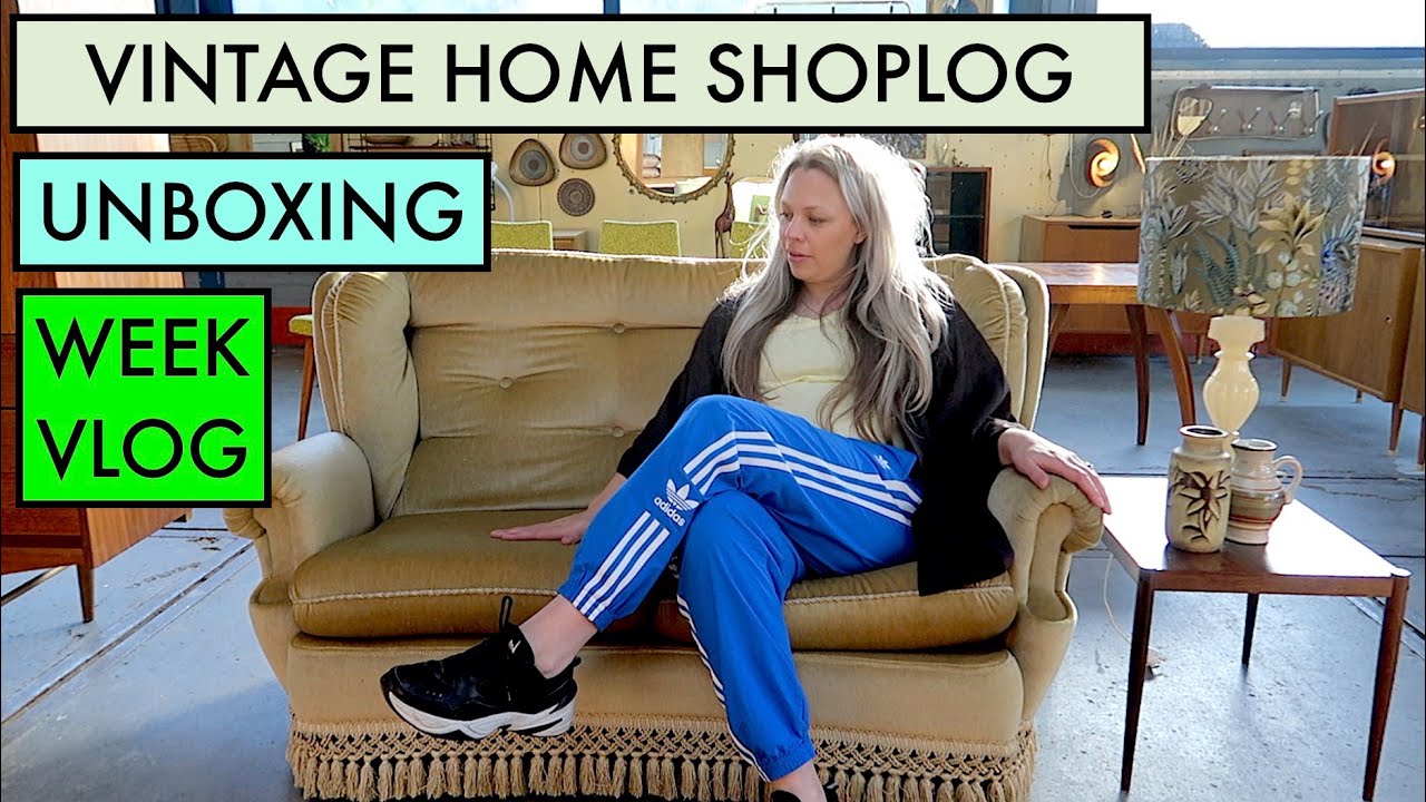 VINTAGE SHOPPEN voor ons nieuwe huis.