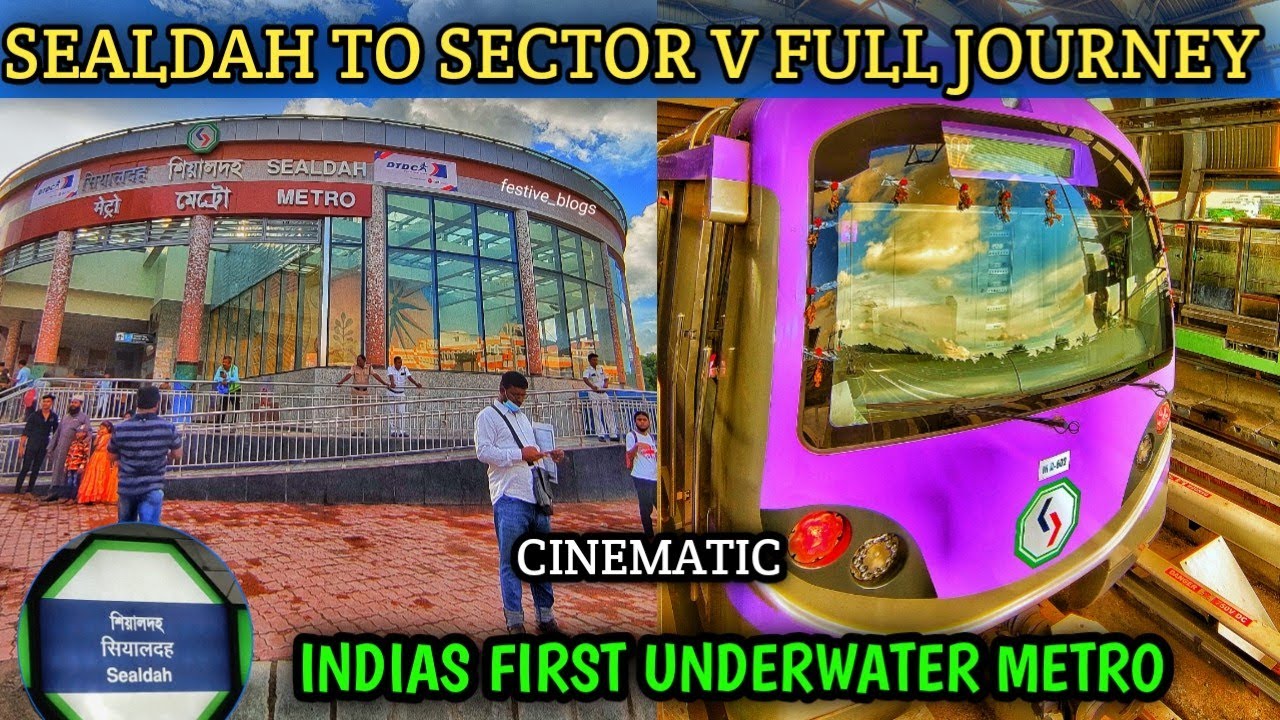 SEALDAH TO SECTOR 5 METRO FULL JOURNEY|SEALDAH METRO STATION|EAST WEST METRO KOLKATA LATEST NEWS