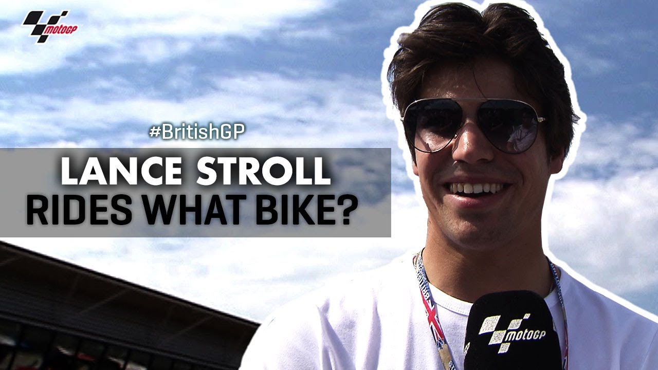 Lance Stroll rides WHAT bike?! | 2019 #BritishGP