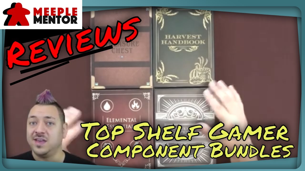 Meeple Mentor Reviews Top Shelf Gamer Upgrade Component Bundles (Kickstarter Preview)